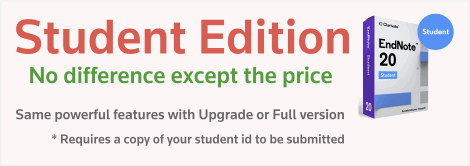 EndNote 20 Student edition (Windows & Mac)